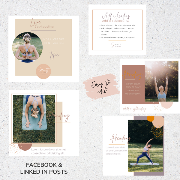 Wellness template pack Wellness template pack