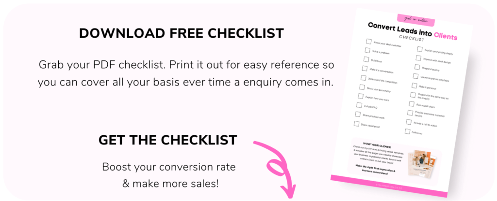 How to Convert leads into customers