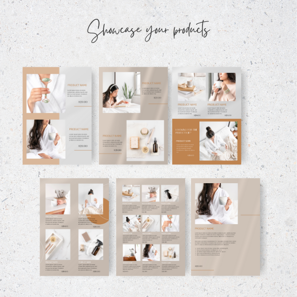 Minimalist ebook template Minimalist ebook template