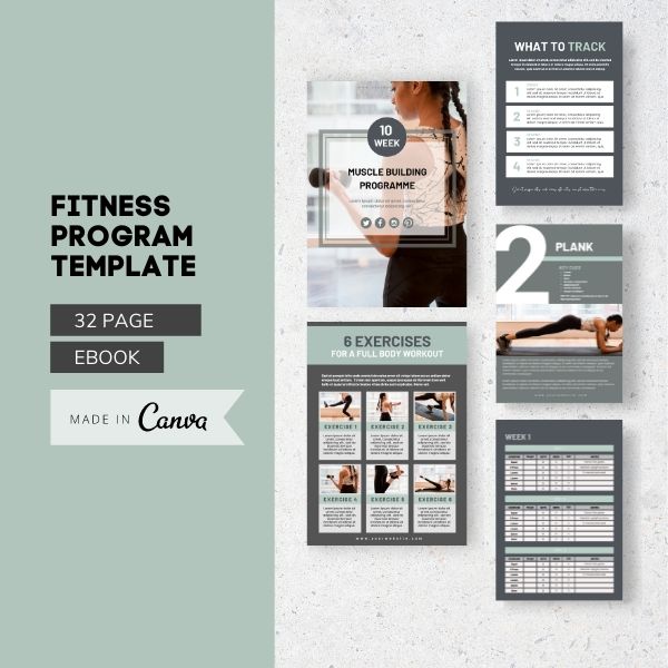 Fitness program template