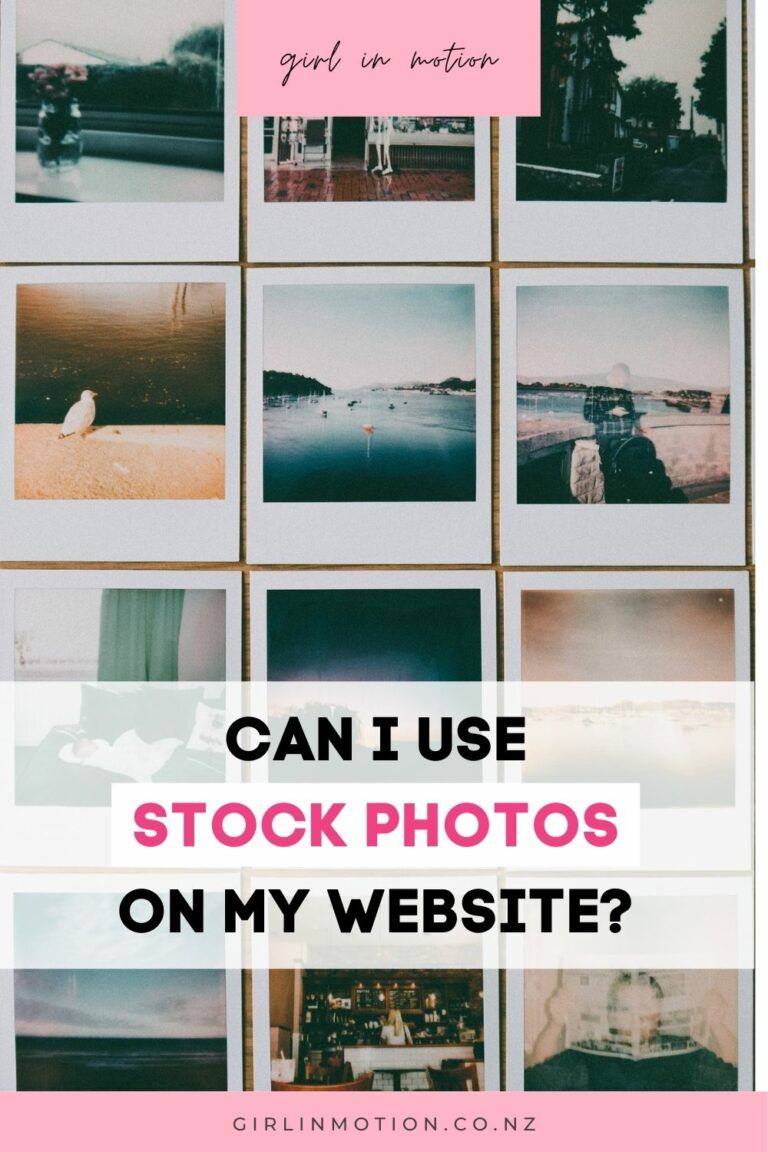 Using stock photos social media