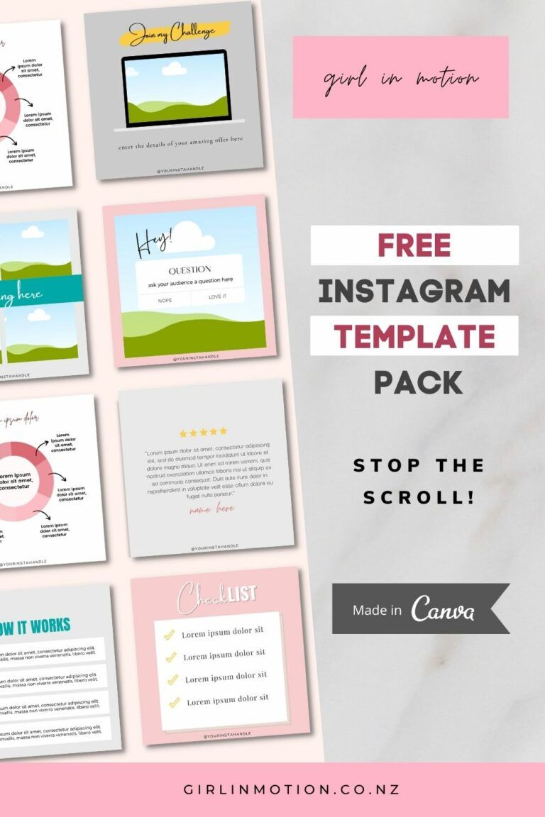 Free Instagram Template Download