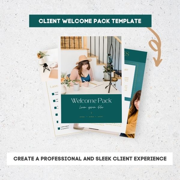 Client welcome pack template