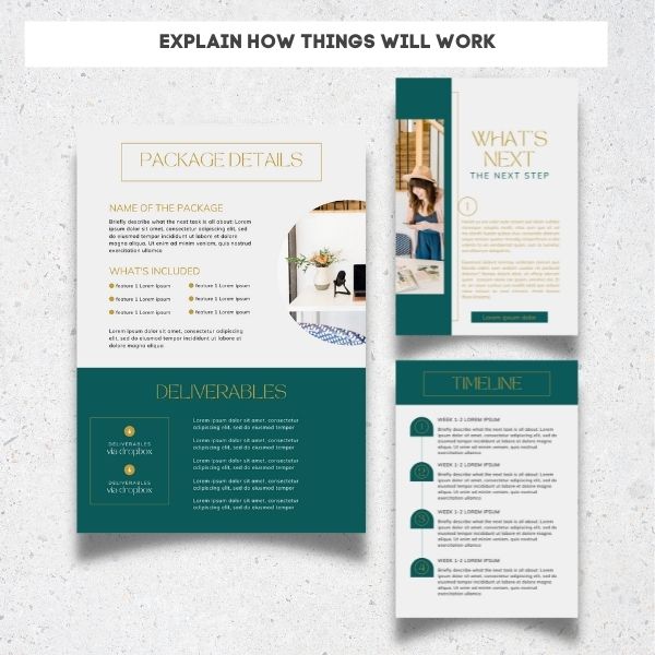 Modern ebook template Modern ebook template